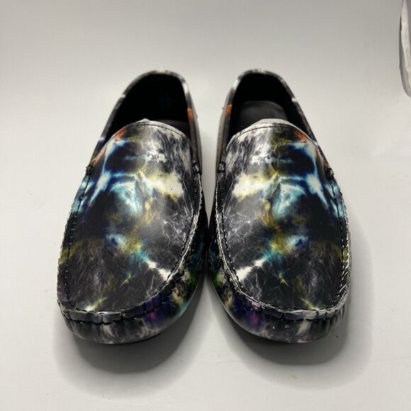 Robert Graham Men’s Size 9.5 Alexander Loafer Driving Shoes Tie Dye Leather main image 12